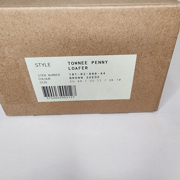 Vinnys Mens Vinny's Townee Slip on Penny Loafers in Brown Suede Size 44 - Picture 10 of 10